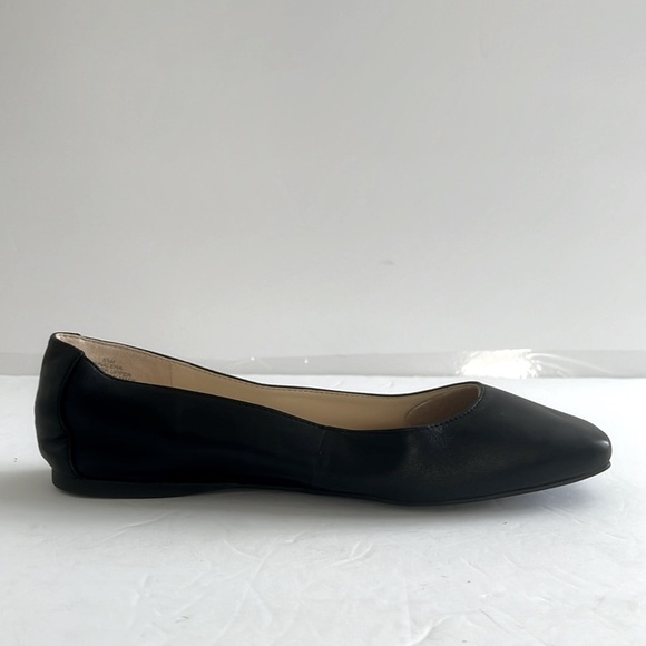 Nine West Womens WNALENA Ballet Flat Black Leather Shoes Size 8.5 NEW - Picture 10 of 10